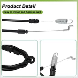 Dailygoods - Koppeling Drive Kabel - Vervangingsonderdeel - Geschikt voor grasmaaier - Benzine grasmaaier - Onderdeelnummer 381030051/0 - Voor diverse... — thumbnail 5