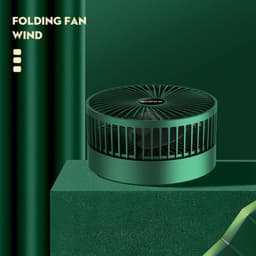 Uitschuifbare opvouwbare draagbare ventilator voor thuis, slaapzaal, drie snelheden, bureauventilator — thumbnail 5