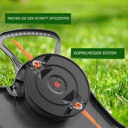 【Upgrade】Dubbelmesmesplaat Compatibel voor Gardena Artikel 9876, 9878, 14700, 14701, Grasmaaier Reservemesplaat Accessoires, 20 stuks Mesbladen — thumbnail 5