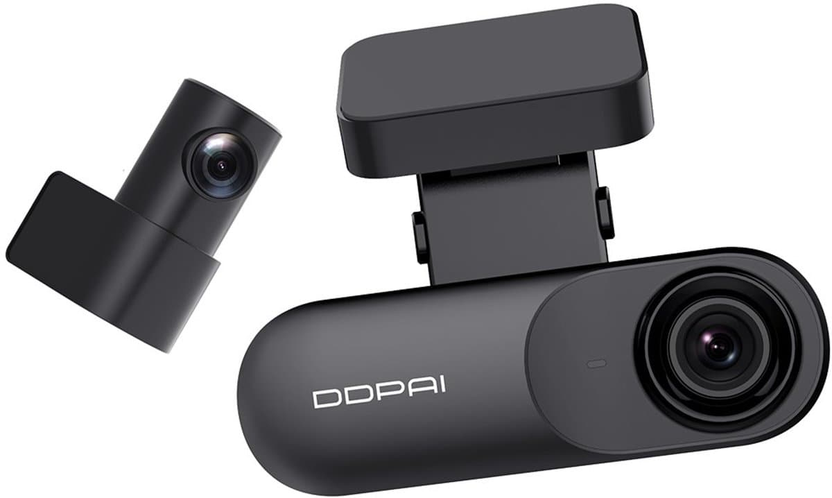 DDPAI Mola N3 Pro GPS Dashcam – 2.5K Front + Full HD Rear – WiFi – GPS – Nachtzicht – G-Sensor – 2CH — afbeelding 1