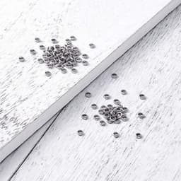 100 stuks roestvrijstalen ringafstandskralen van 4 x 15 mm met 2 mm gat, metalen stopkralen voor sieraden maken, duurzaam en stevig materiaal — thumbnail 5