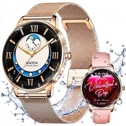 VASHOY HK38 - Smartwatch Dames - Horloge Dames - Full Screen - Bluetooth Spraakassistent – Hartslag, Bloeddruk, Stress, Slaap, Stappenteller - IP68 -Geschikt voor iOS/Android — thumbnail 1