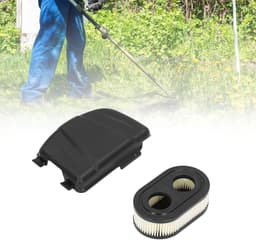 SnelShoppen - Grasmaaier Luchtfilter Set met Filterdeksel, Vervangonderdelen voor Grasmaaier 798452 590548, Tuinaccessoires voor Betrouwbaar Gebruik — thumbnail 2
