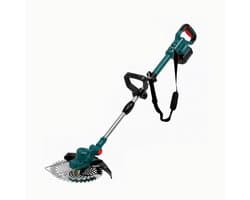 Accu Grasmaaier - 750W Elektrische Grastrimmer (Zonder Accu/Lader) - 4-in-1 Multifunctioneel - Borstelloze Motor - Verstelbaar - Geschikt voor 18V-21V Accu's (Makita Compatibel)