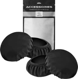 Somstyle Oorkussens hoes voor Koptelefoon 8-11 CM - 4 Stuks - Maat M - Universele Earpad Covers 8-11 CM - Zwart — thumbnail 4