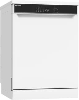 Sharp QWNA1FF47D4WEU - vrijstaande vaatwasser - energie label D - 7 programma's - steam wash - aktief droogsysteem - wit — thumbnail 5