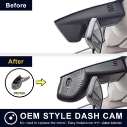 SnelShoppen - Dashcam Mangoal Voor BMW 2 Serie Coupé Cabriolet F22 F23 G42 Active Tourer Gran Tourer F45 F46 U06 Gran Coupé F44 M2 F87 - Front 4K Acht — thumbnail 4