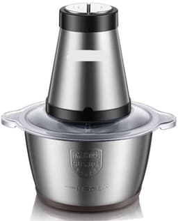 Elektrische Vleesmolen - 500W - Foodprocessor - Hakmolen - 2L RVS Keukenmachine - 2 Snelheden - voor Vlees - Noten en Groenten - Eenvoudig Schoon te Maken - Standaard — thumbnail 2