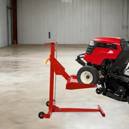 Grasmaaier Lift - Maaier Trolley - Onderhoud Tuinapparatuur - Stabiele Constructie - 62 cm Hefhoogte - Rood — thumbnail 5