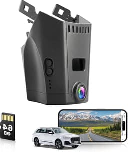 Auto Dashcam - Autocamera DVR - Wegincidenten Vastleggen - 4K Ultra HD Resolutie - 64GB Geheugenkaart - Zwart — thumbnail 1