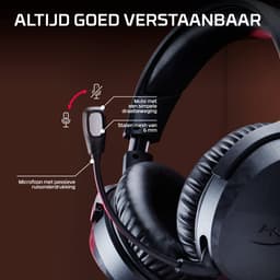 HyperX Cloud Stinger 3 Gaming Headset - Draadloos - PC/PS5/Nintendo Switch 2/MAC/Mobile - Zwart — thumbnail 3