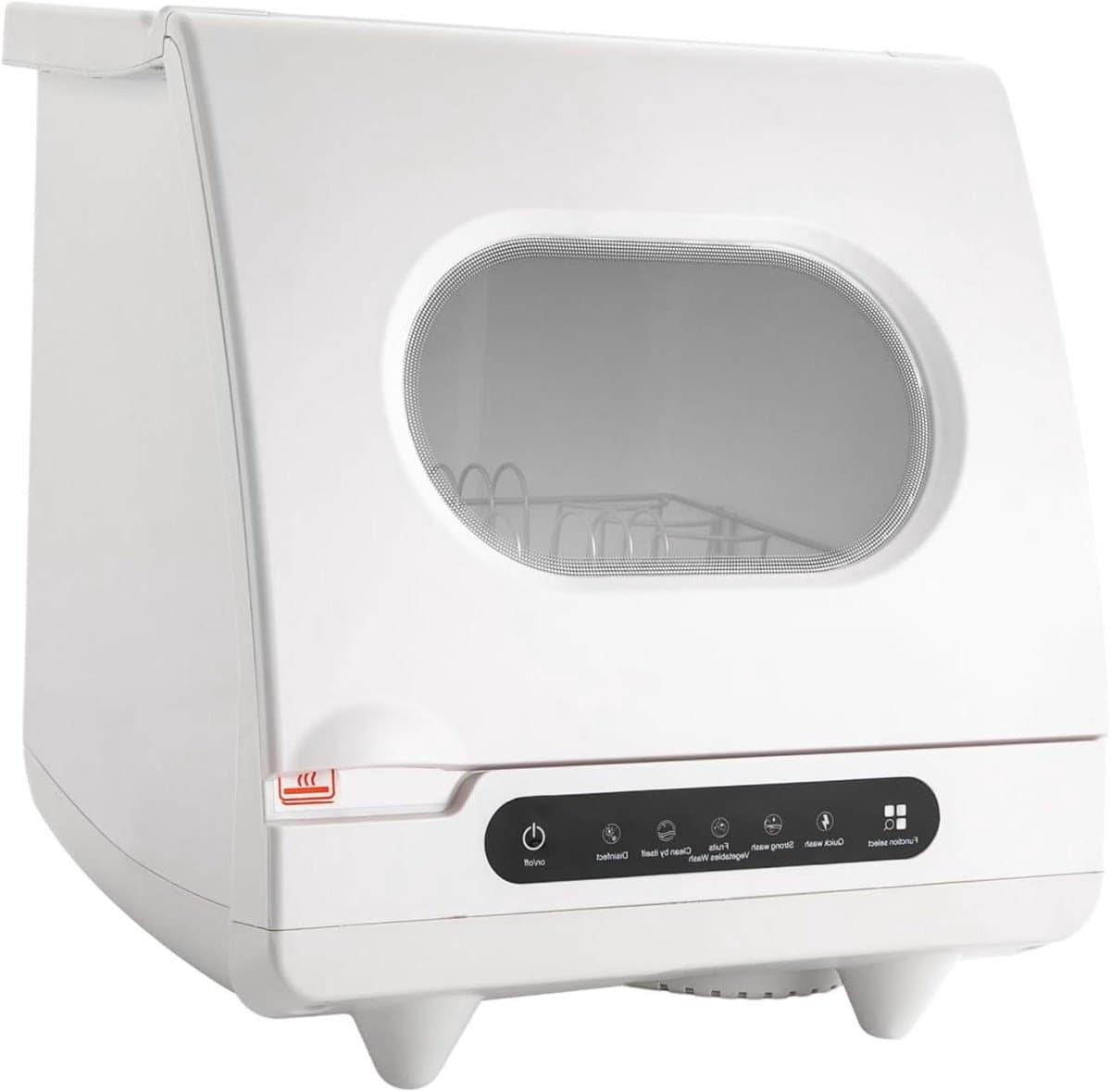 Mini Vaatwasser - Compact Apparaat - Snel Servies Wassen - 5 Spoelprogramma's - 5 Liter - Wit — afbeelding 1