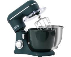 Keukenmachine - Standmixer - Bakken en Koken - Dubbele Mengkommen - 4.5 Liter - Donkergroen