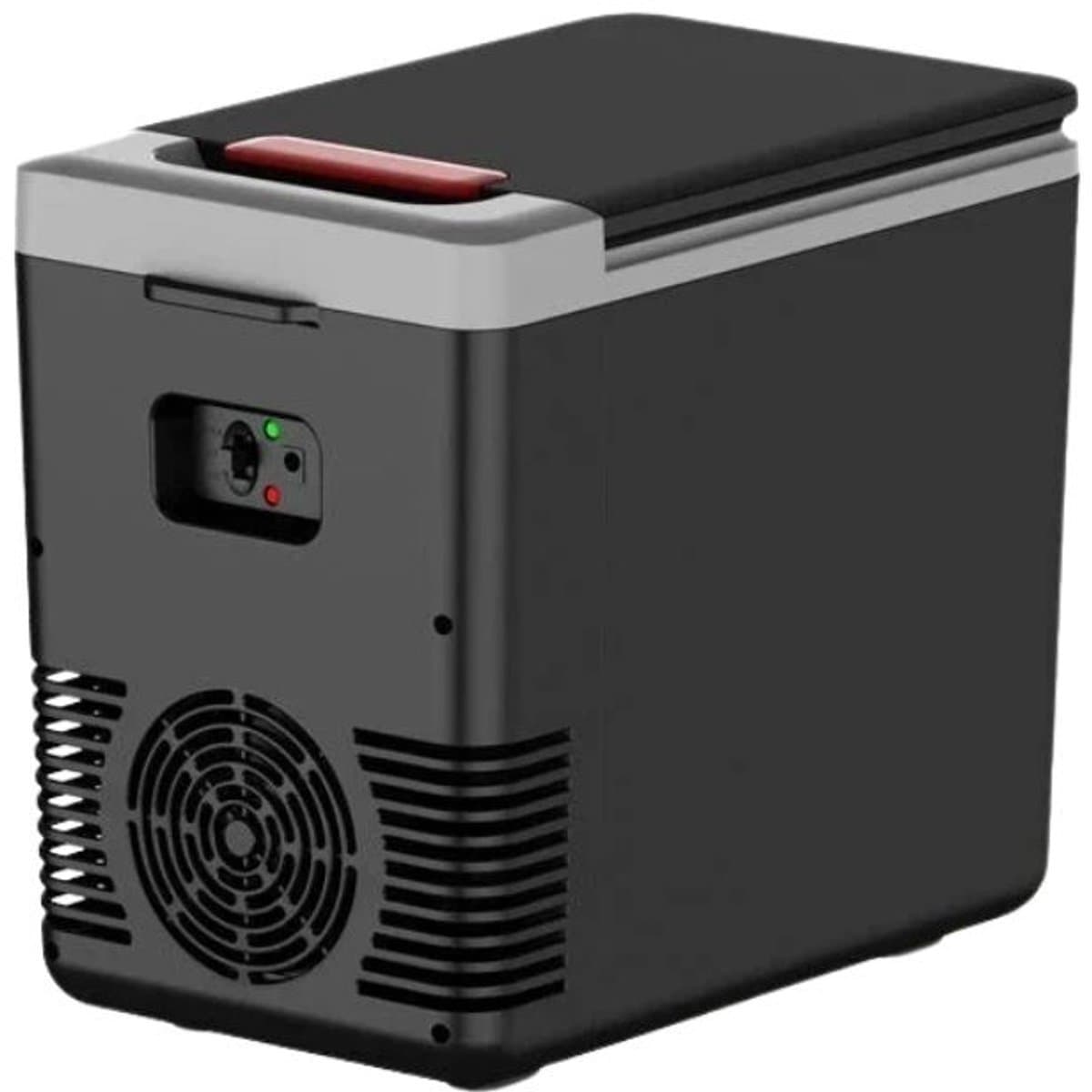 Mini Koelbox 10L – Elektrische Koelbox en Warmhoudbox – 12V voor Auto & 220V voor Thuis – Draagbare Koelkast – Koelen en Verwarmen – Zwart — afbeelding 1