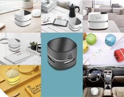Mini Tafelstofzuiger Zwart op AA-batterijen, tot 400 minuten gebruiksduur, 360° draaibaar voor bureauvuil en gumkruimels, geschikt voor thuis, school en kantoor, leuk cadeau voor kinderen — thumbnail 4