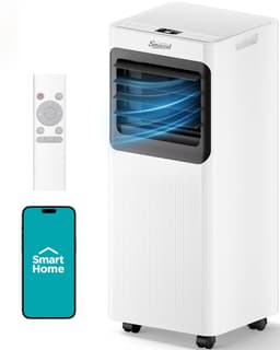 Mobiele Airco 10000 BTU – 3-in-1 Draagbare Airconditioner – WiFi – Ontvochtiger – Voor Grote Ruimtes — thumbnail 1