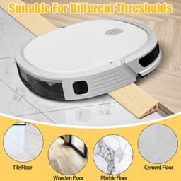 100 x 6,5 x 2,5 cm, deurdrempelhelling, pvc rolstoelhelling, antislip oppervlak, rubberen helling, oprijplaat, drempelhelling voor rolstoel, kinderwagen, rollator of e-scooter (bruin — thumbnail 3