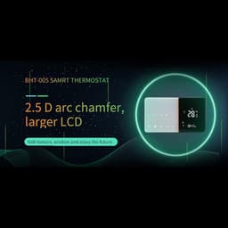 Slimme Thermostaat - Temperatuurregelaar - Energie Besparen - Dubbele Sensor - 5.2 x 3.0 Inch - Wit — thumbnail 4