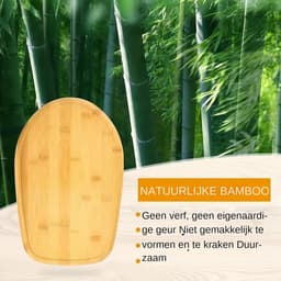 Apparaatduwer Keuken - Mobiel Keukenblad - Mixer Stabiel Houden - Trillingsdempend Ontwerp - 42x31 cm - Houtkleur — thumbnail 3