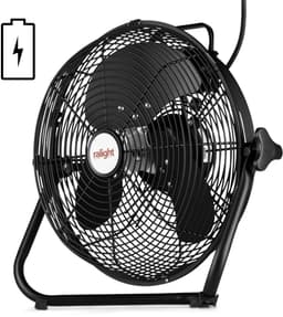 Vloerventilator ø30cm 12W 6600mHa accu zwart — thumbnail 3