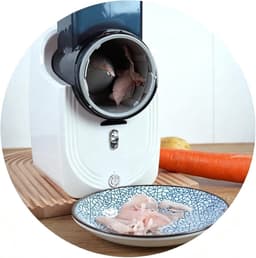 Elektrische Rasp - Keuken Snijmachine - Maaltijdvoorbereiding Versnellen - 3 Verschillende Kegels - 15 x 18 x 15 cm - Wit — thumbnail 4