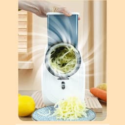 Elektrische Rasp - Keuken Snijmachine - Maaltijdvoorbereiding - Praktisch Ontwerp - 15x18x15 cm - Wit — thumbnail 4