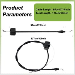 Dailygoods- Remkabel Vervanging 112-8818 - Remkabelset - Achterzakken - Grasmaaier - Onderdeelnummer - Compatibel met 50 modellen - Grasmaaieronderdeel — thumbnail 3