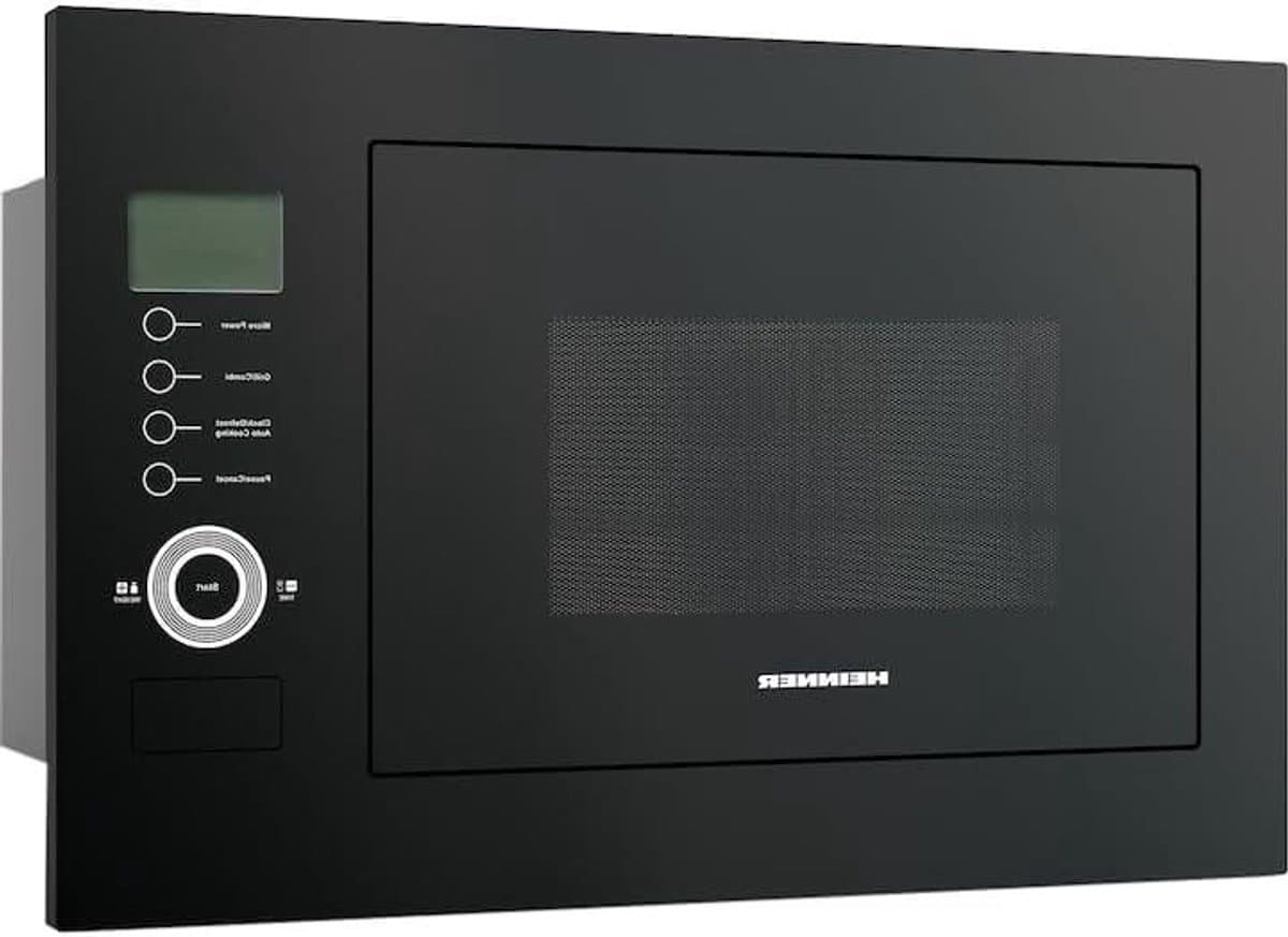 Inbouwmagnetron Zwart - Magnetron Oven - Snel Eten Opwarmen - Met Grillfunctie - 25 Liter - Zwart — afbeelding 1