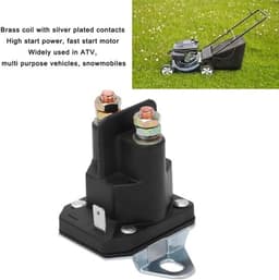 Motorstarter 12V - Starter Solenoid Relay - Tuintractor Accessoire - ATV/Sneeuwscooter Toepassing - ABS/Brass Materiaal - 4.8W Vermogen - Startrelais — thumbnail 4