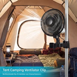 Lemlit Ventilator - Clipventilator klein - 3 Snelheden 90°/120° Verstelbaar Fan - voor Kweektent, Slaap- en Woonkamer - Klaslokaal en Kantoor - Zwart — thumbnail 5