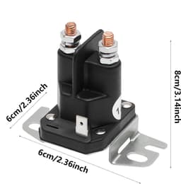 Grasmaaier Solenoïde - Starter Relais - Motor Starten - Brede Toepasbaarheid - 12V - Zwart — thumbnail 4