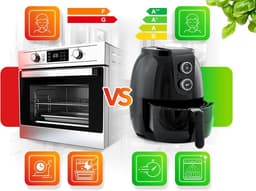 Vetvrije Friteuse - Heteluchtfriteuse Airfryer - Gezond Koken - Met Display - 2.6 Liter - Zwart — thumbnail 5