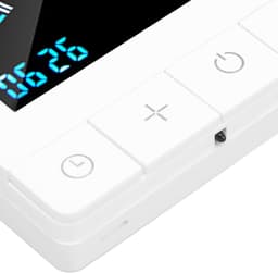 Slimme Thermostaat - Temperatuurregelaar Vloerverwarming - Energie Besparen - Touchscreen Bediening - AC90-240V - Wit — thumbnail 5
