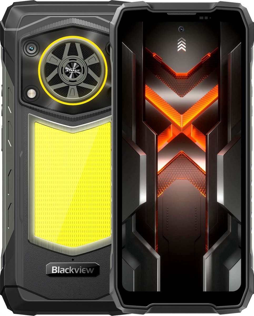 Blackview ROCK 5 - AI Robuuste Smartphone - 4G - 24GB RAM - 256GB ROM - Android 16 - 20000mAh - 6.78 inch - Robuuste Telefoon - 108MP + 20MP Nachtzicht - IP68 Waterdicht - NFC - GPS - Zwart — afbeelding 1