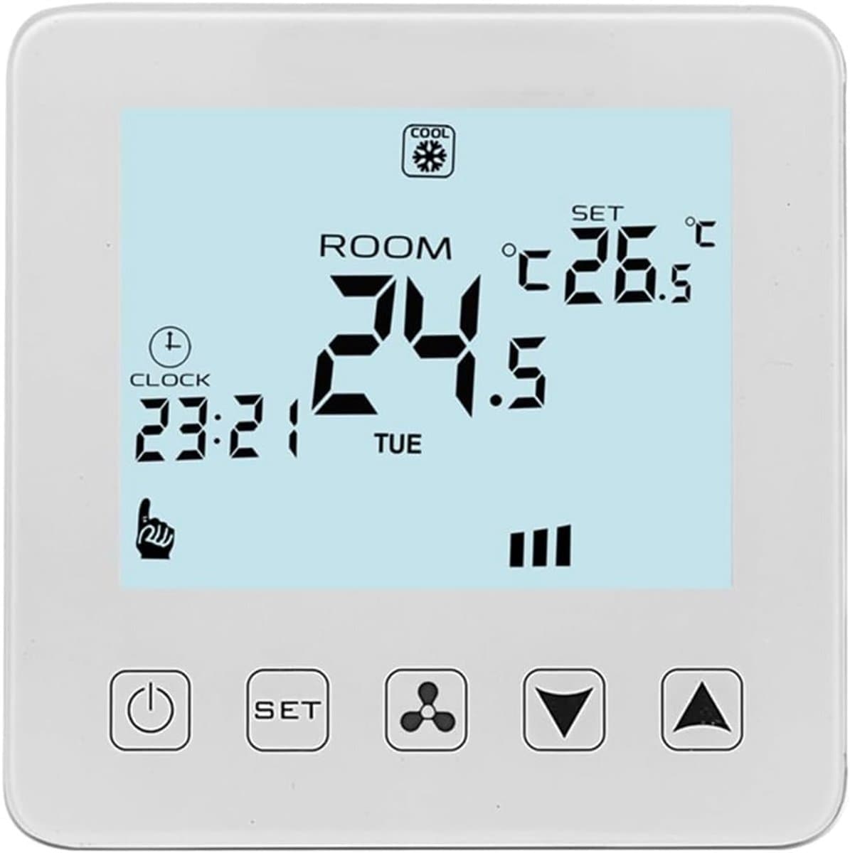Slimme thermostaat - App regeling - Comfort regelen - Energiebesparing - 7 dagen programmering - Wit — afbeelding 1