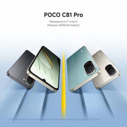 Xiaomi POCO C81 Pro-4G - 4+256GB - Goud - 6000mAh - 13MP - 120Hz - 6.75" — thumbnail 2