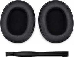 Set Oorkussens voor Skullcandy Koptelefoon - Crusher Oorkussen - Crusher Wireless/Crusher Evo/Crusher ANC/Crusher 360/Hesh 3/Hesh Evo/Hesh ANC/Venue Wireless - Kunstleer met Traagschuim - Zwart — thumbnail 1