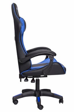 RACINGX - Gamestoel Met Voetsteun - Gaming stoel - Game stoel - Gaming Chair - Verstelbaar - - Max Gewicht 150 kg - Blauw — thumbnail 4
