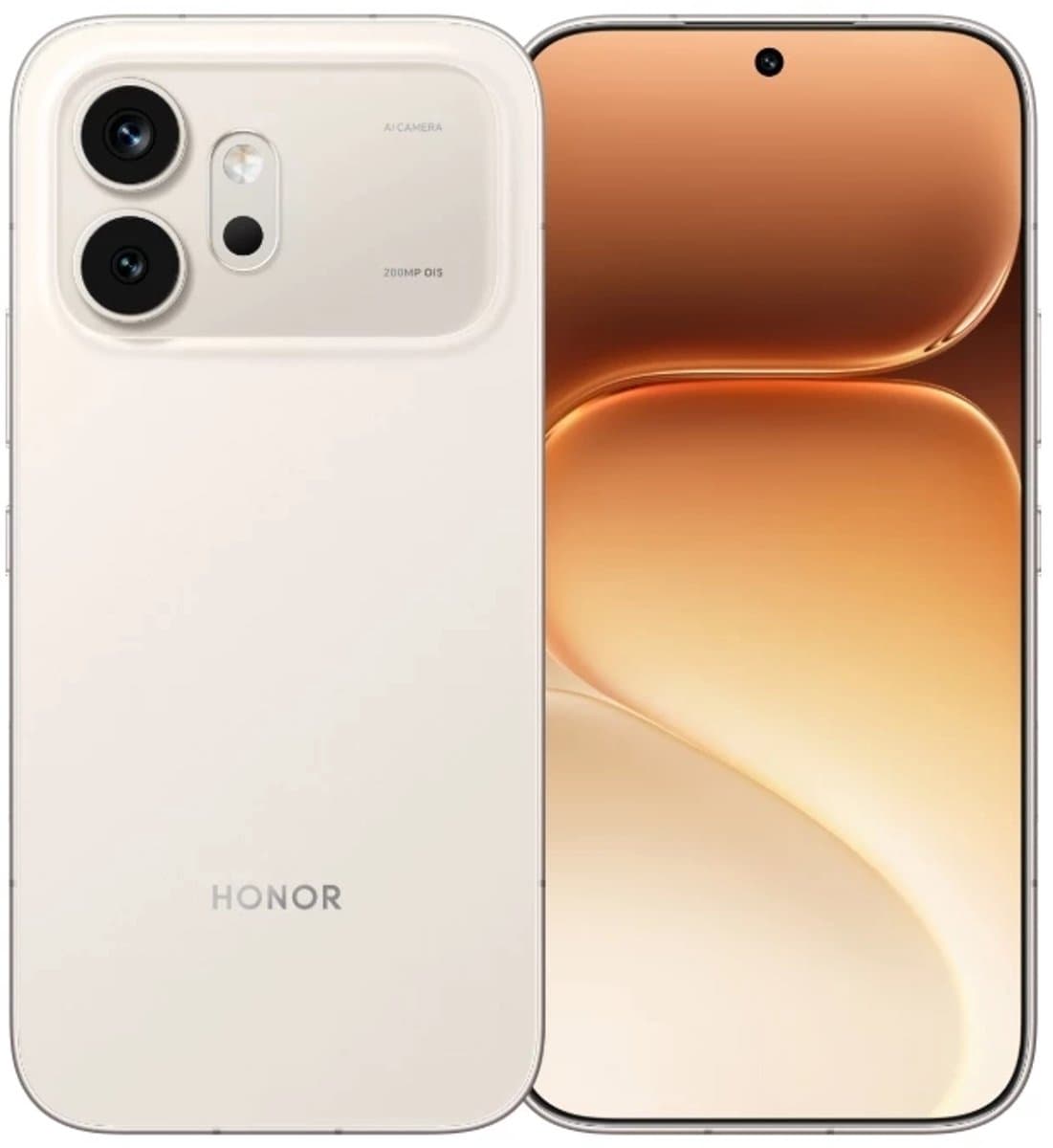HONOR 600 5G Smartphone 8GB RAM 512GB Wit-Goud 6.57 inch AMOLED 200MP Camera IP68 — afbeelding 1