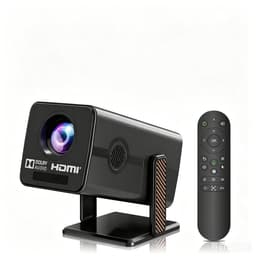Mini Beamer 1080P Full HD - Android TV Projector - 4K Ondersteuning - WiFi 6 - Bluetooth 5.2 – Automatische Keystonecorrectie – Draagbaar ontwerp – Thuisbioscoop – 25,8 x 13,8 x 14,6 cm - 1 stuk - Zwart — thumbnail 1