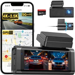 JCP® Draadloze Dashcam - Draadloos CarPlay-Scherm - Dashcam met CarPlay - Zwart - 4cm x 9cm x 6cm — thumbnail 1