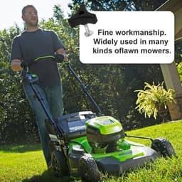 Vleugelmoeren voor grasmaaiers, 4 stuks. Universele kunststof vleugelmoeren en driehoekige bouten voor grasmaaiers. Onderdelen en accessoires voor grasmaaiers. — thumbnail 5