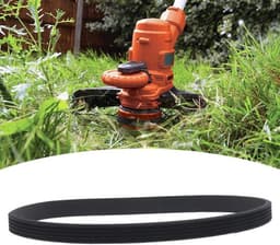 Aandrijfriem 12 mm breed - Rubber - Slijtvaste/duurzame riem - Compatibel met Flymo Turbo Lite 350/400 - Gesloten lus - Omtrek 416 mm - Grasmaaier Riem — thumbnail 4