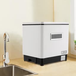 Mini Vaatwasser - Aanrecht Vaatwasser - Keuken Reinigen - UV Sterilisatie - 42 cm breed - Wit — thumbnail 5