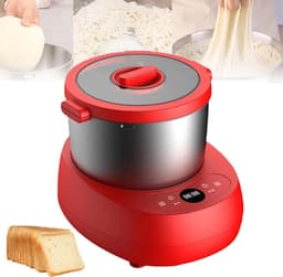 Deegmixer - Keukenmachine Mixer - Bakken Brood - Multidimensionale Mengfunctie - 5 Liter - Rood — thumbnail 1