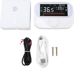 Kamerthermostaat - Thermostaat Ketelthermostaat - Verwarming Regelen - App Bediening Weer - 118 x 86 x 24 mm - Wit — thumbnail 5