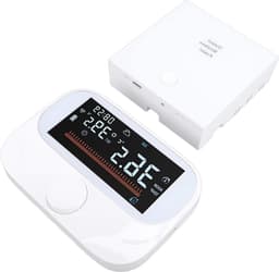 Kamerthermostaat - Thermostaat Ketelthermostaat - Verwarming Regelen - App Bediening Weer - 118 x 86 x 24 mm - Wit — thumbnail 1