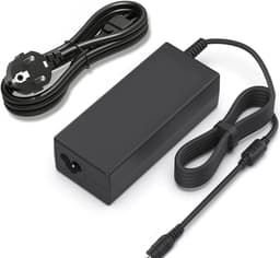 AC/DC Adapter - Voedingskabel Oplader - Externe Harde Schijf - Overspanningsbeveiliging - 100-240V - Zwart — thumbnail 1