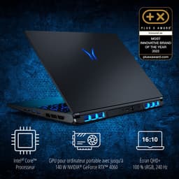 ERAZER Major X20 - gaming-laptop - Intel® Core™ i7-14700HX - 16,0" QHD+ scherm 100% sRGB met 240 Hz - RTX 4070 - 1 TB PCIe SSD - 16 GB RAM — thumbnail 5