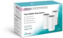 TP-Link Deco E4 (3-pack) Dual-band (2,4 GHz / 5 GHz) Wi-Fi 5 (802.11ac) Wit, Grijs 2 Intern — thumbnail 5